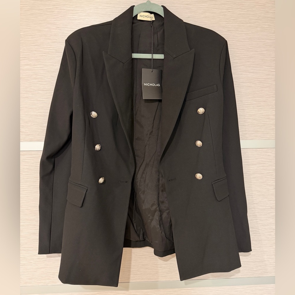 NWT NICHOLAS THE LABEL Danni Black Blazer
